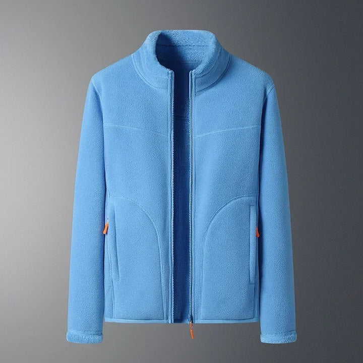 Women's functional jacket with high collar and side pockets