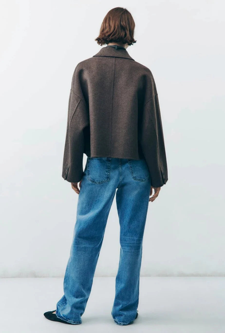 Women's Jacket Plus Size Elegant Warm Material Modern Style