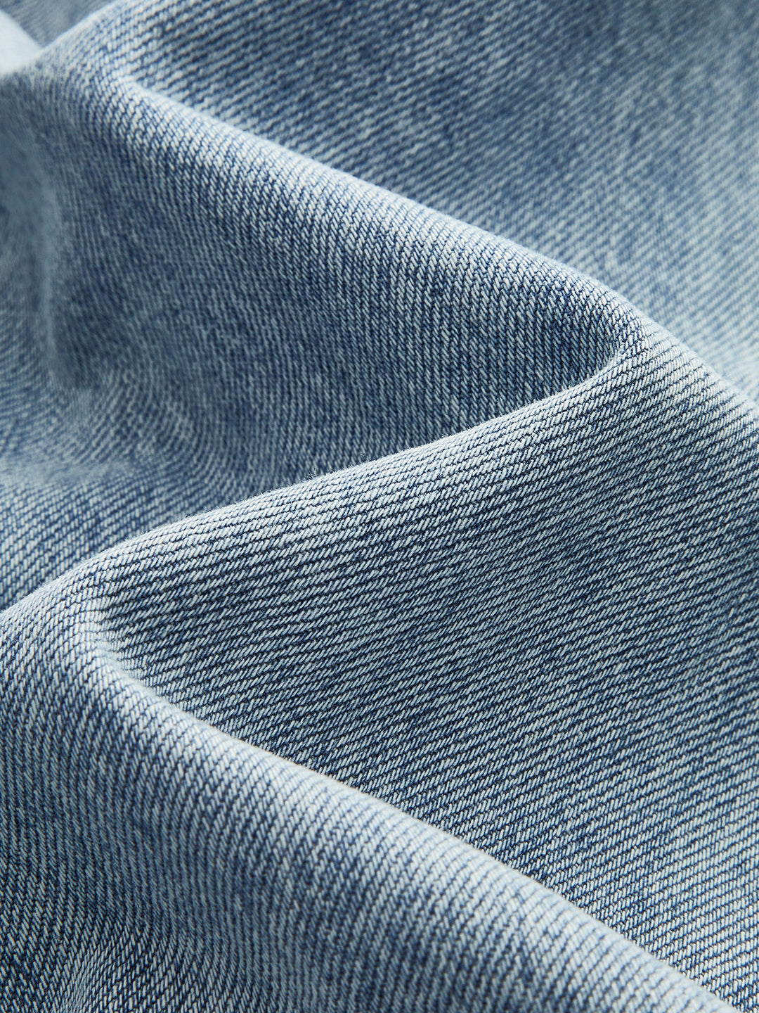 Women's jeans denim asymmetrical waist wide