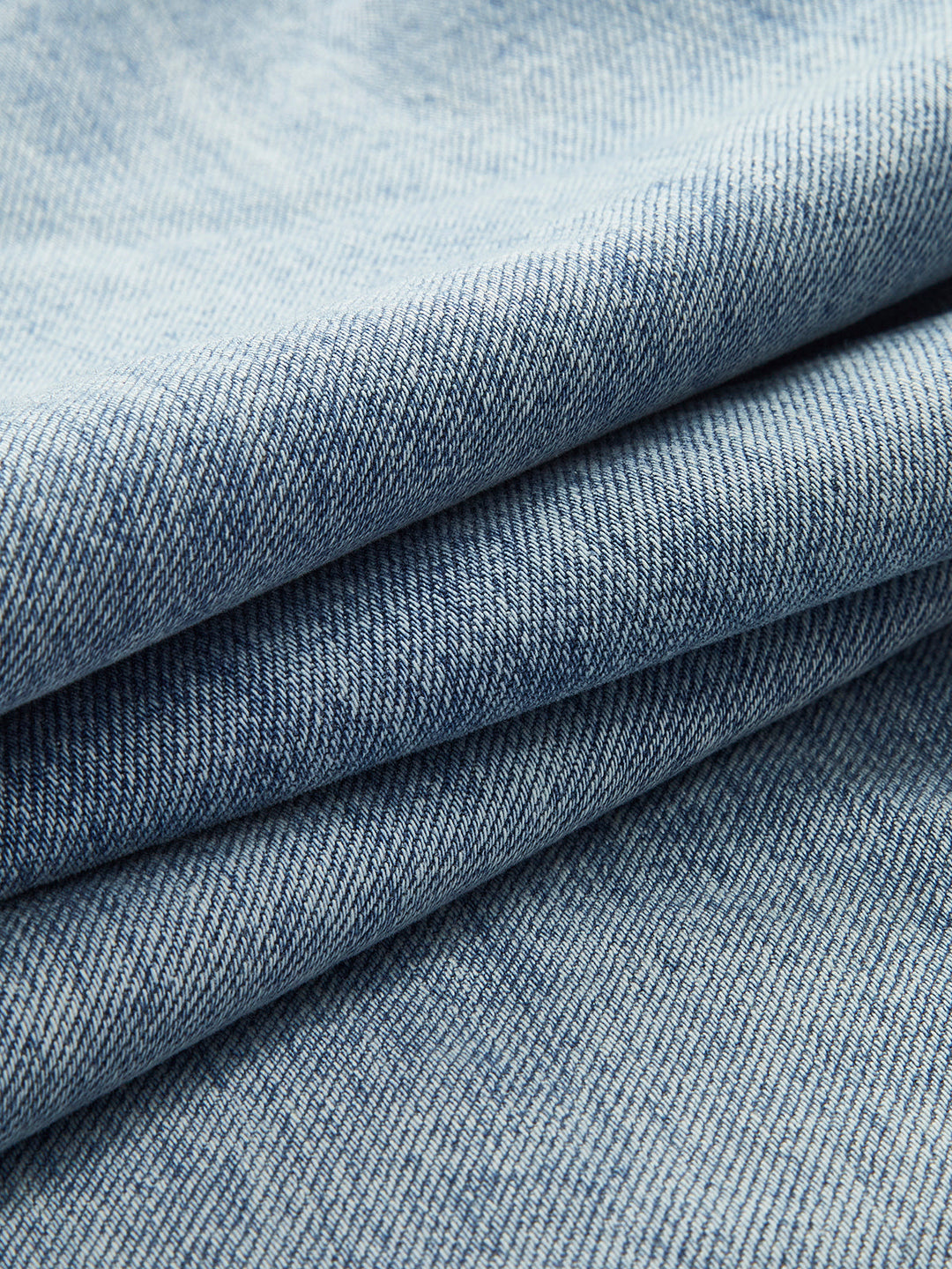 Women's jeans denim asymmetrical waist wide