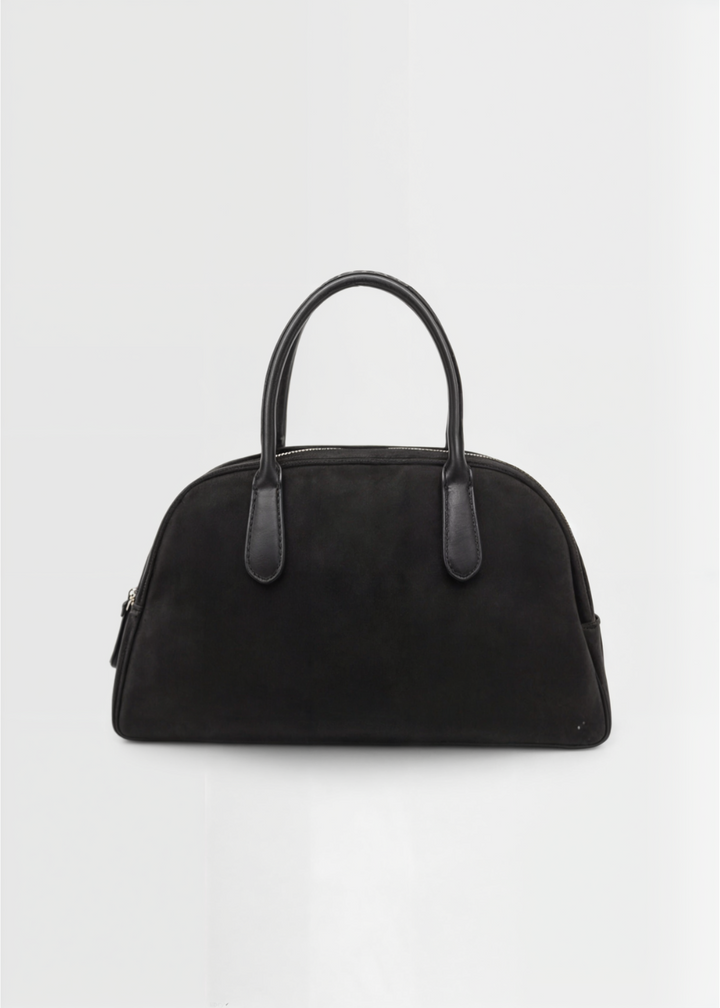 Genuine Suede Handbag Women – Small Shoulder Bag with Zipper