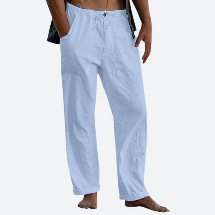 Men's Casual Linen Pants – Stylish Summer Pants for Men, Breathable and Comfortable