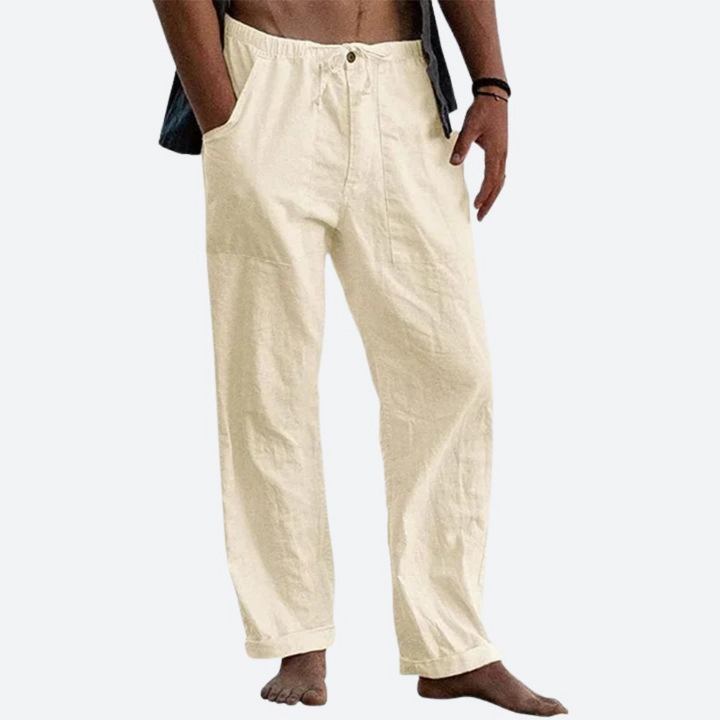 Men's Casual Linen Pants – Stylish Summer Pants for Men, Breathable and Comfortable