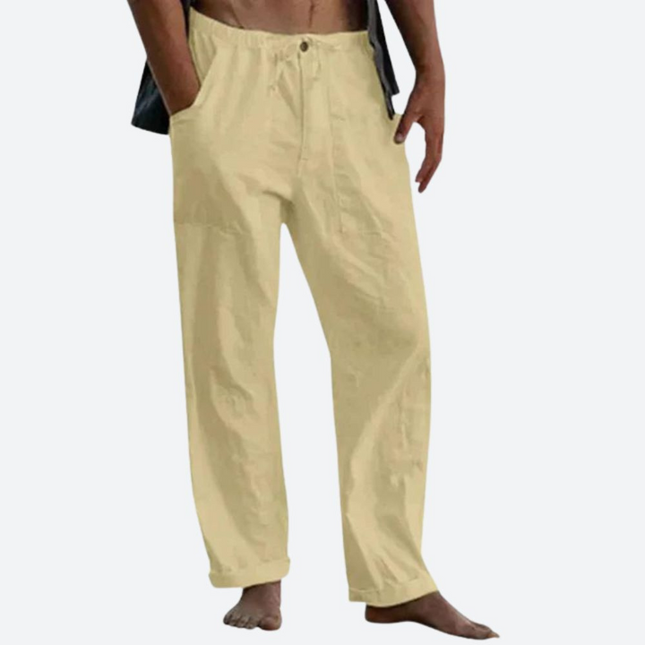 Men's Casual Linen Pants – Stylish Summer Pants for Men, Breathable and Comfortable