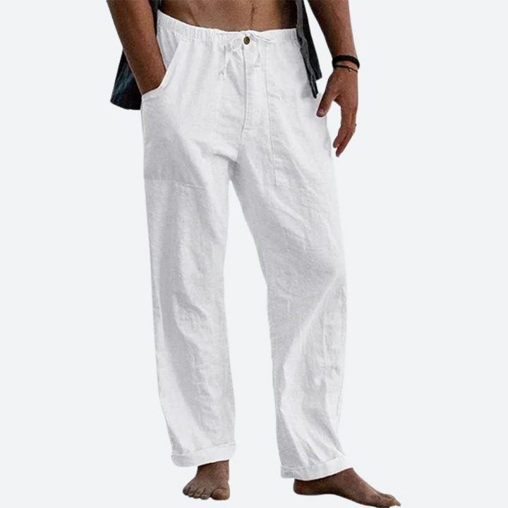 Men's Casual Linen Pants – Stylish Summer Pants for Men, Breathable and Comfortable