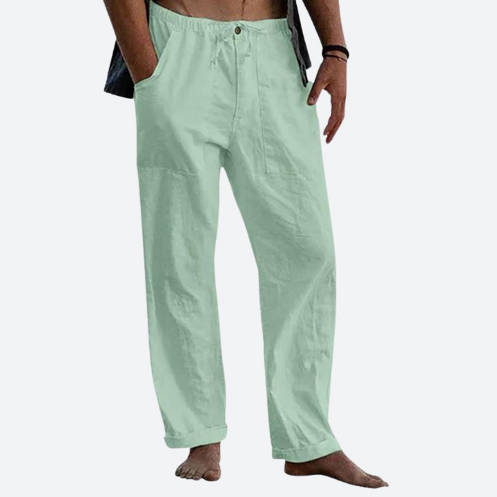 Men's Casual Linen Pants – Stylish Summer Pants for Men, Breathable and Comfortable