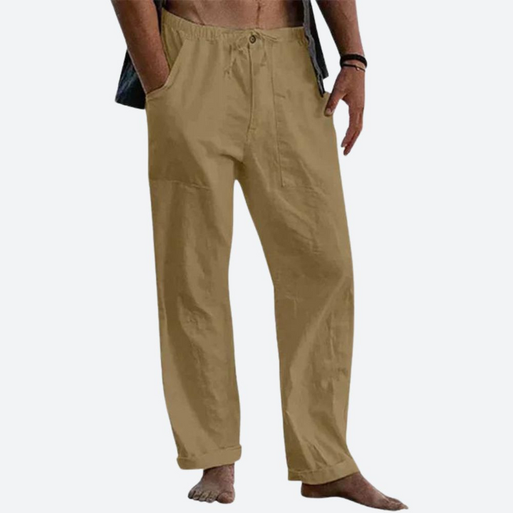 Men's Casual Linen Pants – Stylish Summer Pants for Men, Breathable and Comfortable