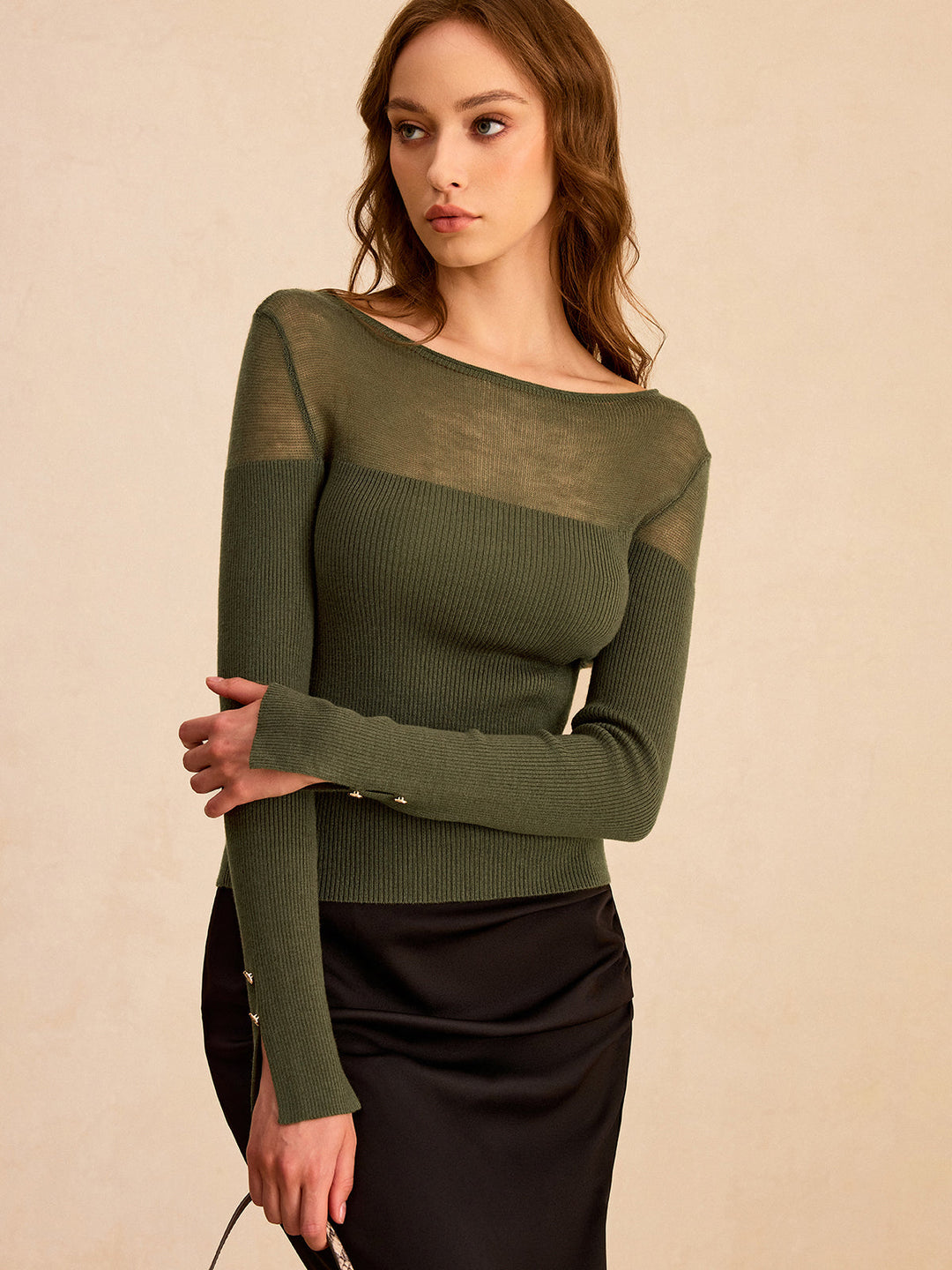Bootsnacken knit long-sleeve top made of wool for comfort and style