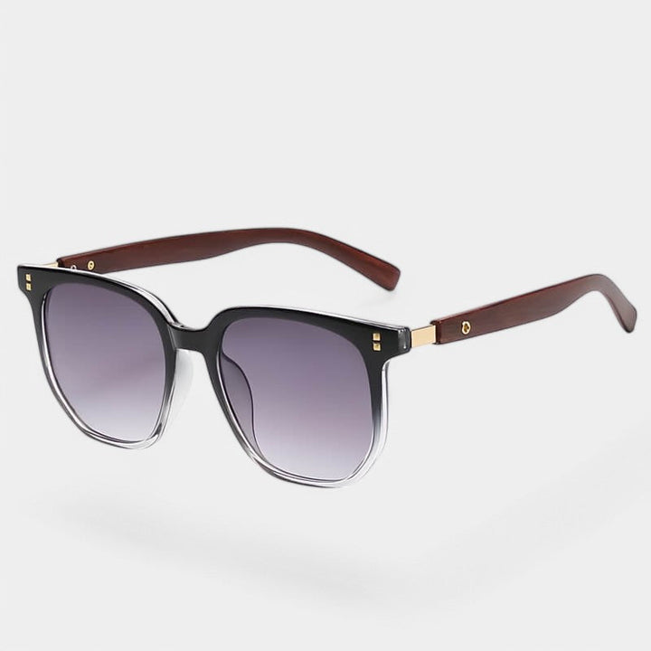 Lunettes de soleil pour femmes en plastique à monture carrée au look tendance