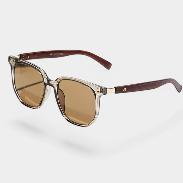 Lunettes de soleil pour femmes en plastique à monture carrée au look tendance