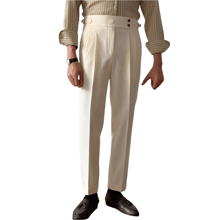 Men's High-Waisted Trousers – Elegant Pants for Style-Conscious Men