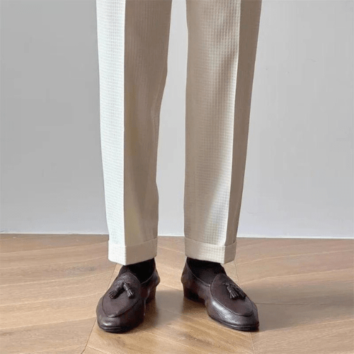 Men's High-Waisted Trousers – Elegant Pants for Style-Conscious Men