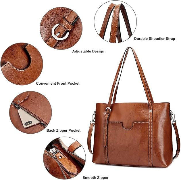 Luxurious vegan beach bag – Large tote bag made of vegan leather