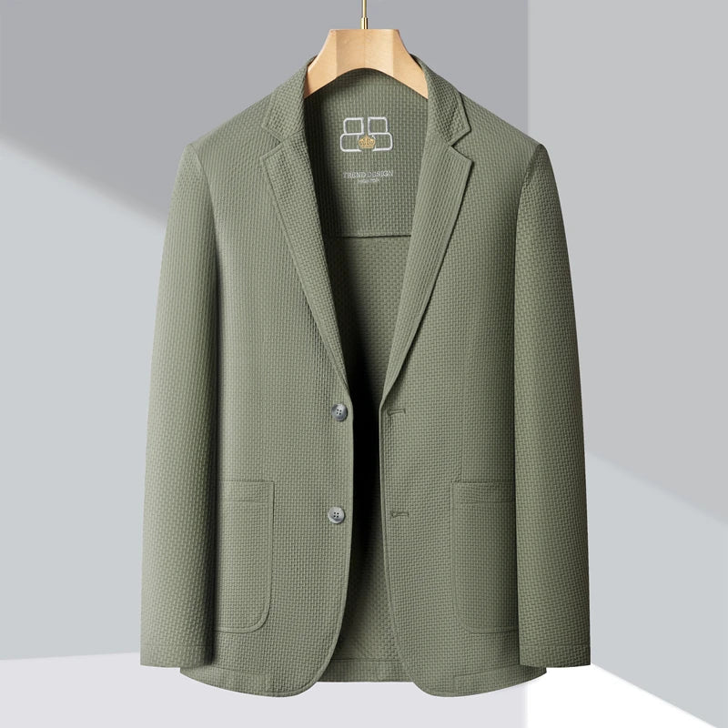 Herren Blazer Baumwolle Modern Slim Fit