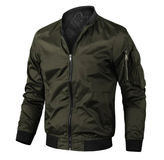 Men's bomber jacket - Casual with zipper