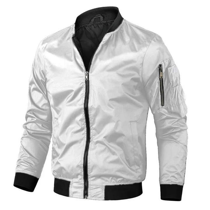 Men's bomber jacket - Casual with zipper