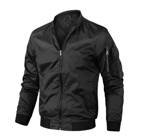 Men's bomber jacket - Casual with zipper