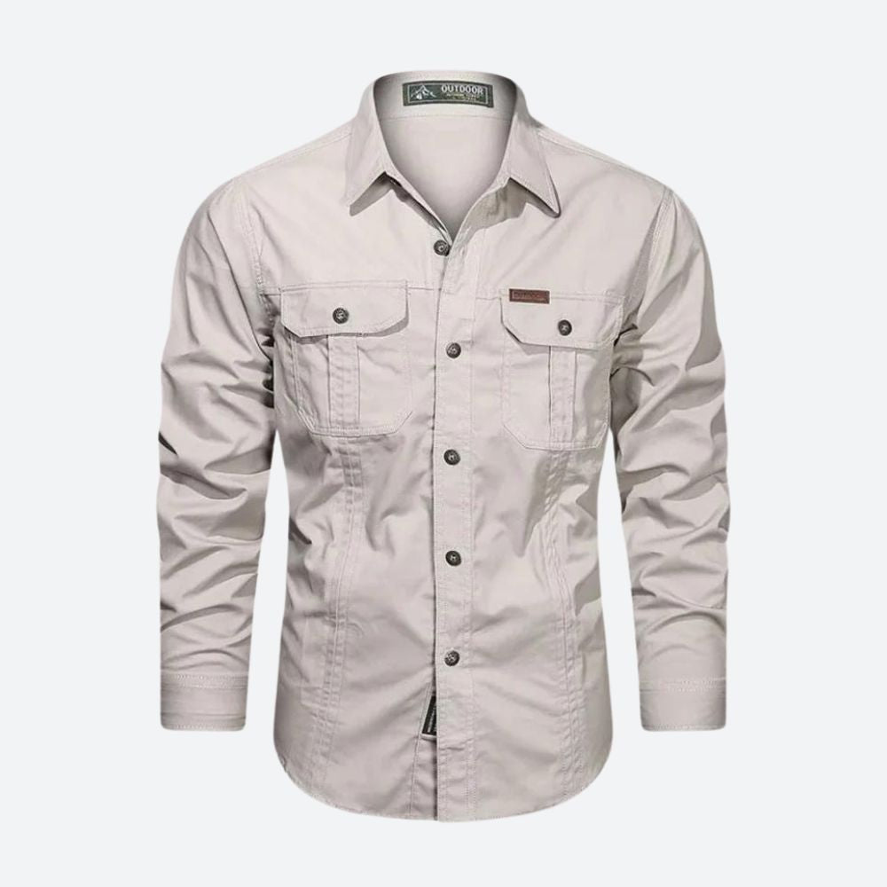 Men's Cargo Shirt - Stylish Casual
