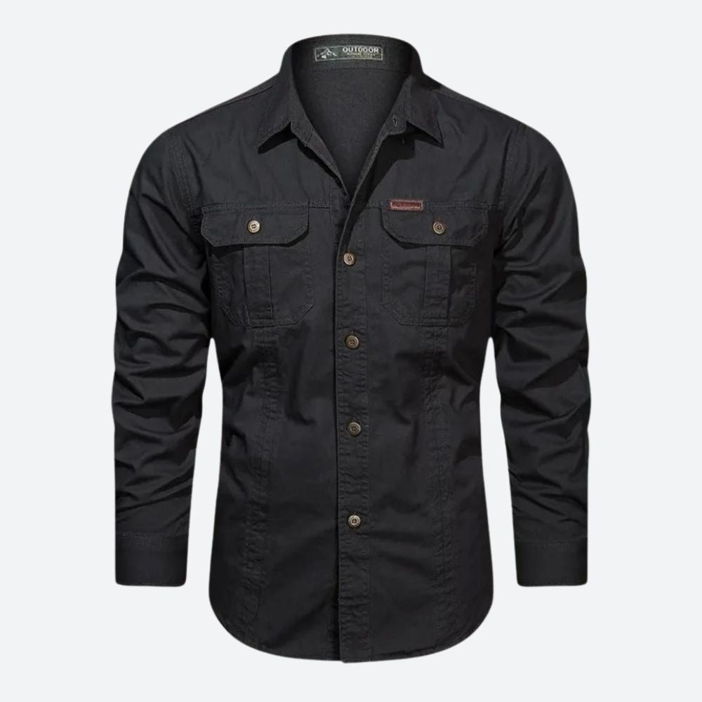 Men's Cargo Shirt - Stylish Casual