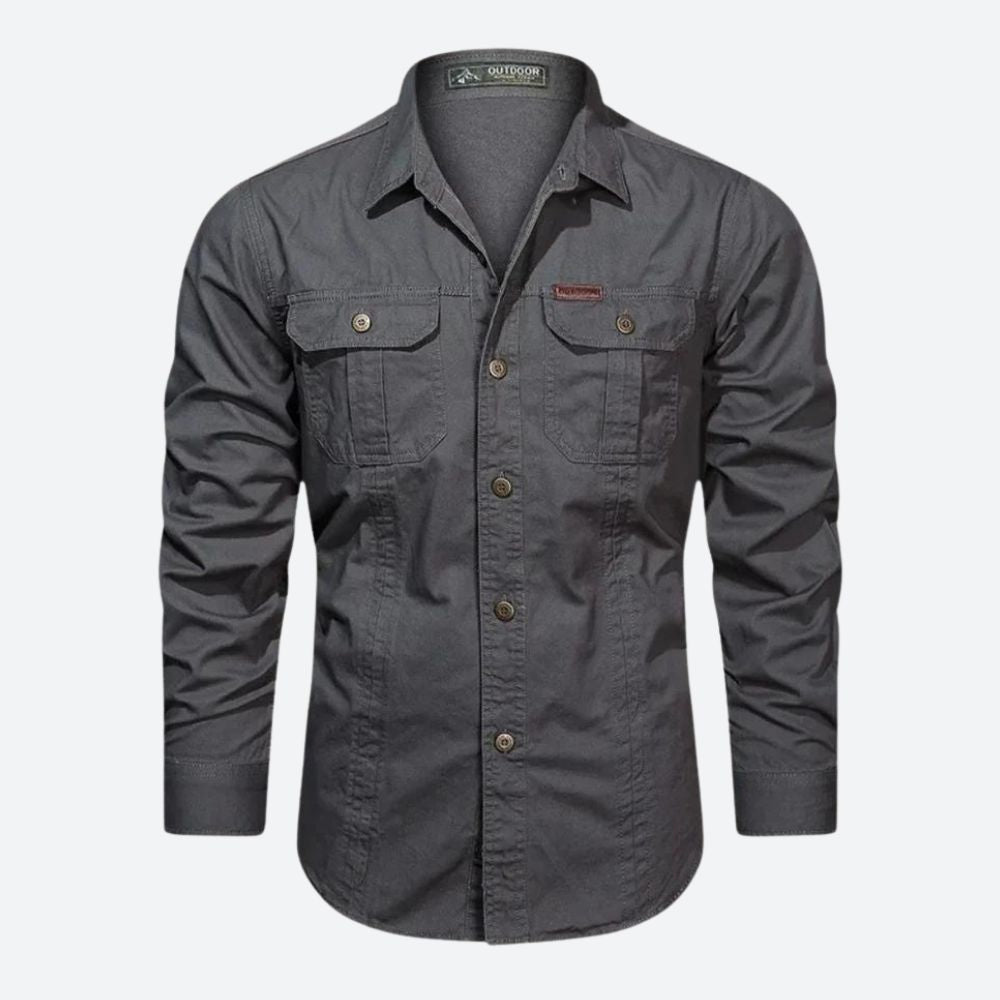 Men's Cargo Shirt - Stylish Casual