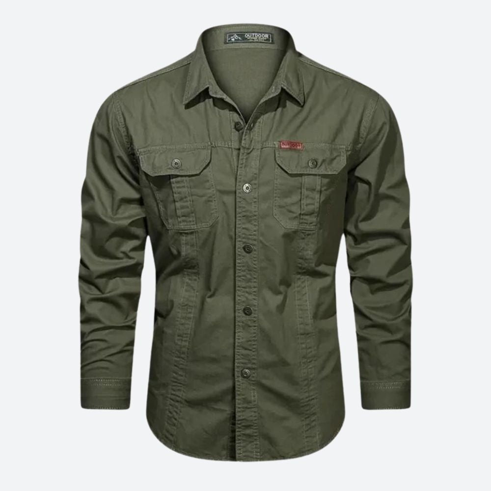 Men's Cargo Shirt - Stylish Casual