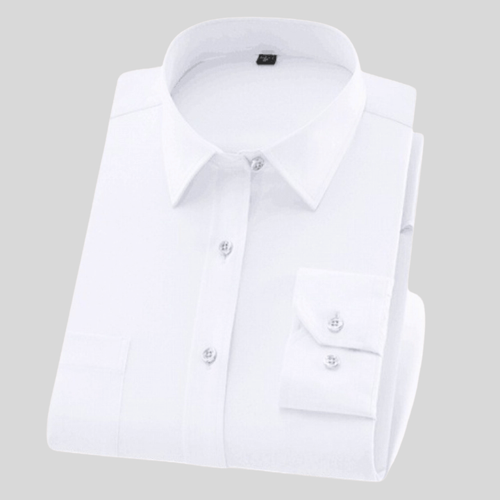 Men's Shirt Cotton Long Sleeve Classic Comfortable