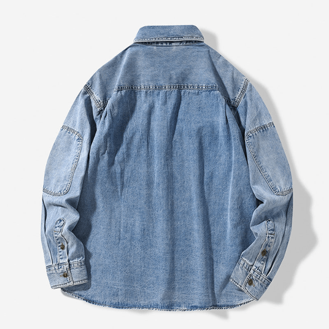 Men's Shirt Denim 100% Cotton Comfortable Stylish