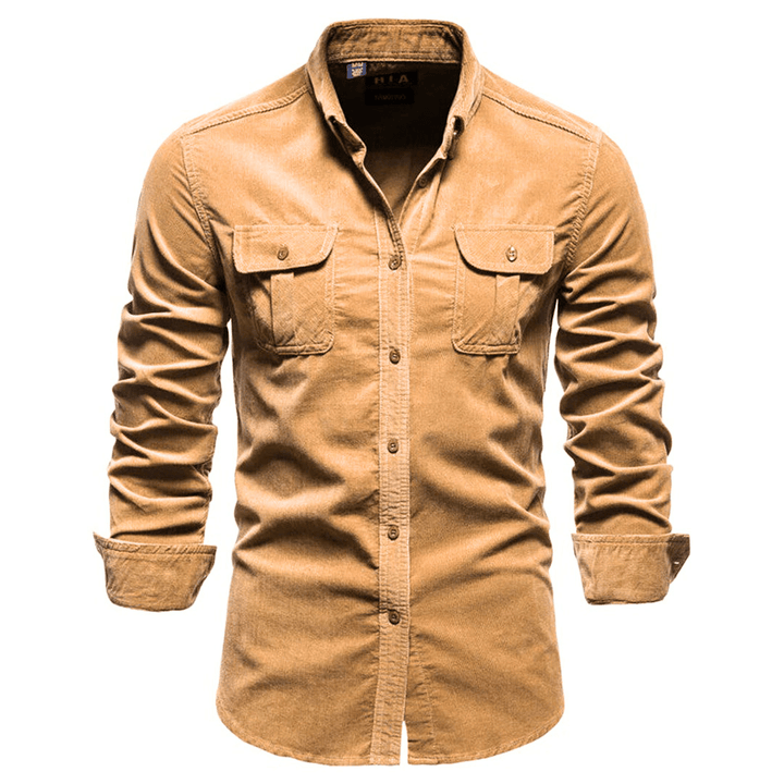 Men's Modern Shirt Long Sleeve - Perfect For Both Formal And Casual Occasions
