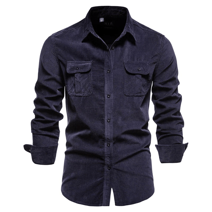 Men's Modern Shirt Long Sleeve - Perfect For Both Formal And Casual Occasions