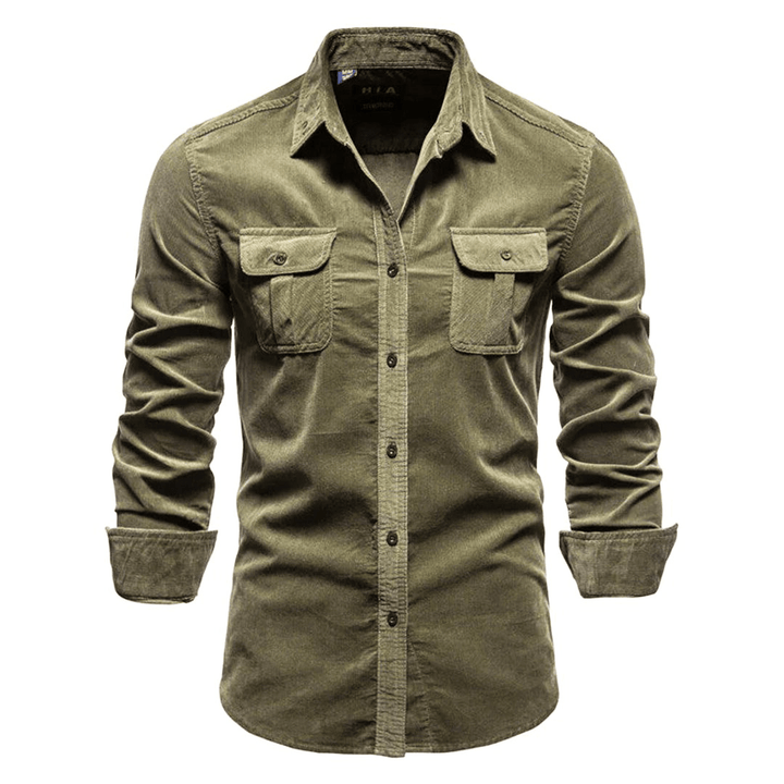 Men's Modern Shirt Long Sleeve - Perfect For Both Formal And Casual Occasions