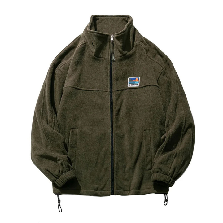 Men's Jacket Zip Down Fleece Outdoor