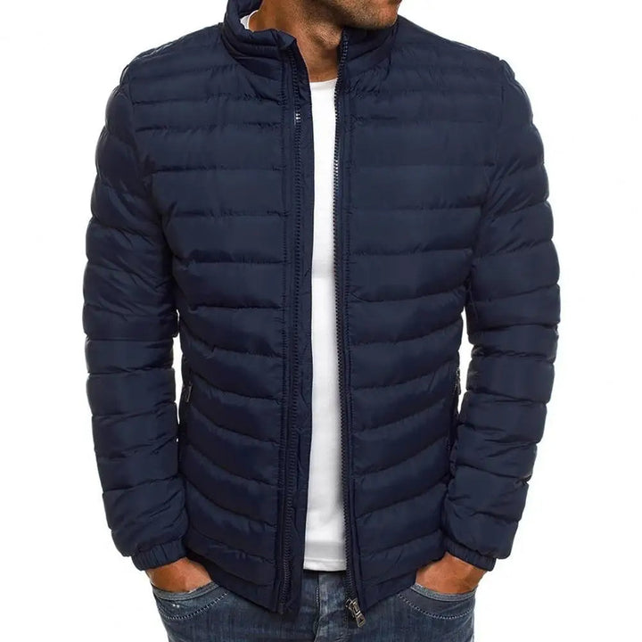 Men's Puffer Jacket Warm With Hood For Comfort And Protection