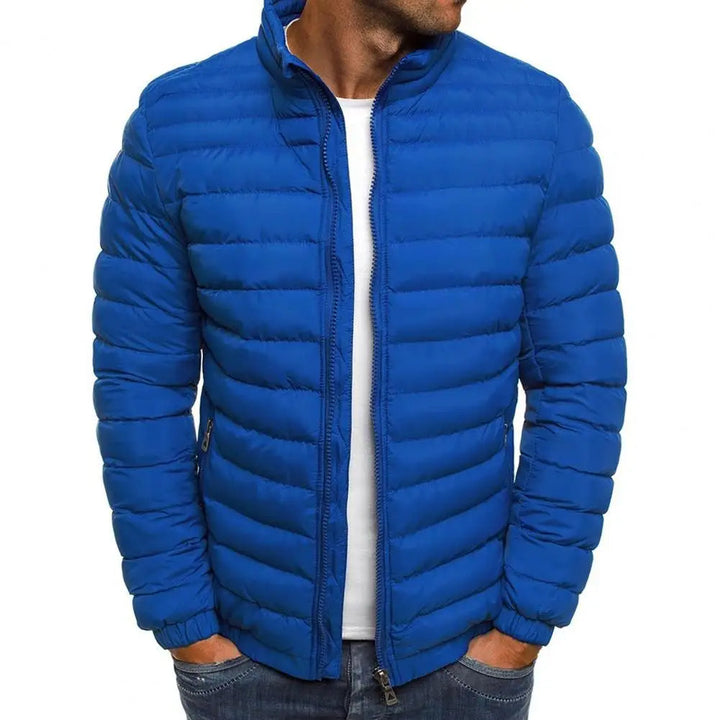 Men's Puffer Jacket Warm With Hood For Comfort And Protection