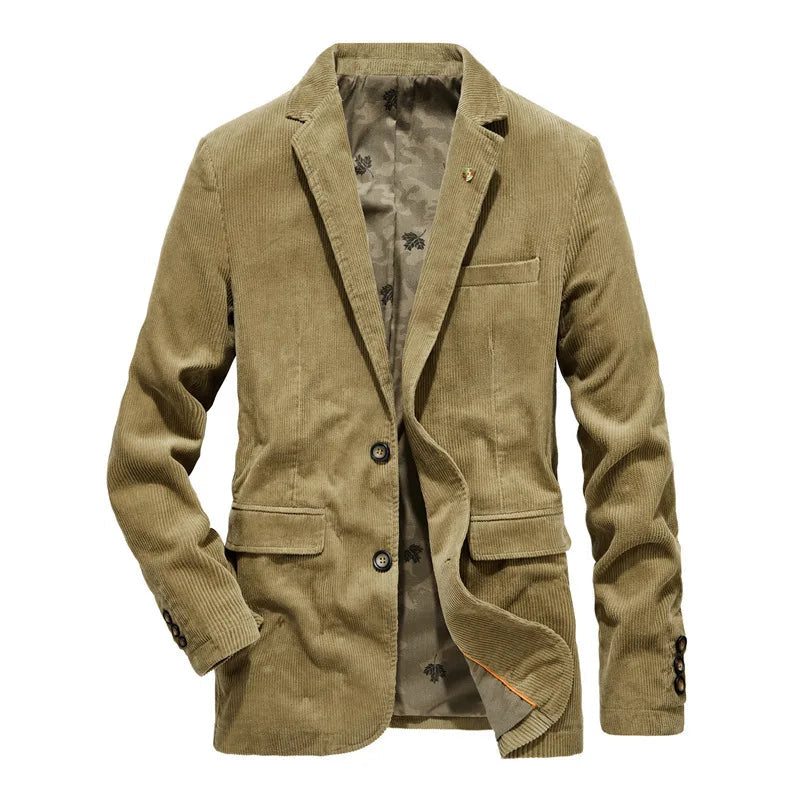 Herren Sakko Cord Klassischer Stil