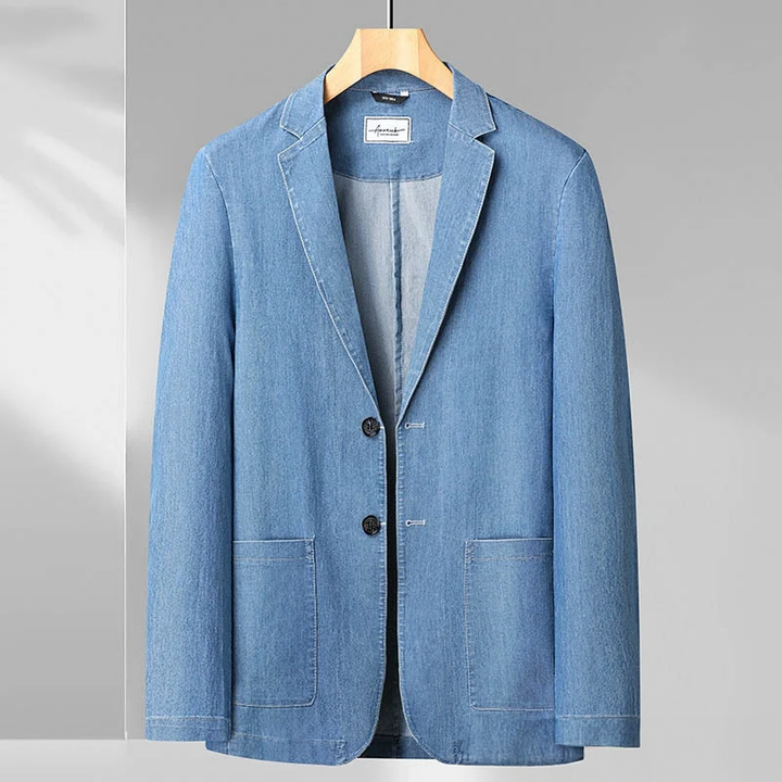 Herren Sakko Denim Modern – Stilvoller Blazer für Lässige Outfits