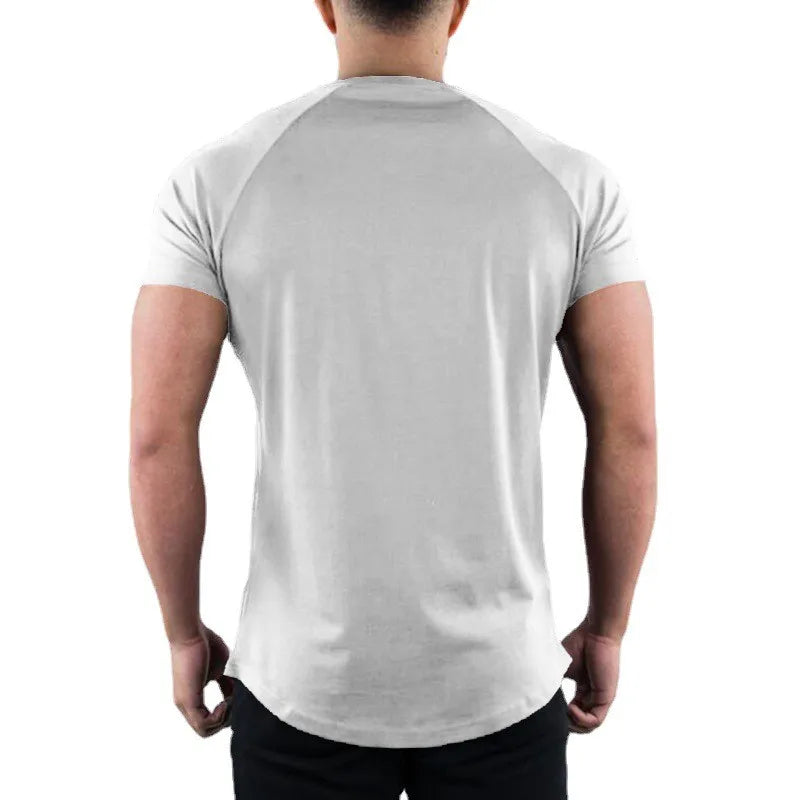 Men's Slim Fit T-Shirt Cotton Crew Neck Modern Fit