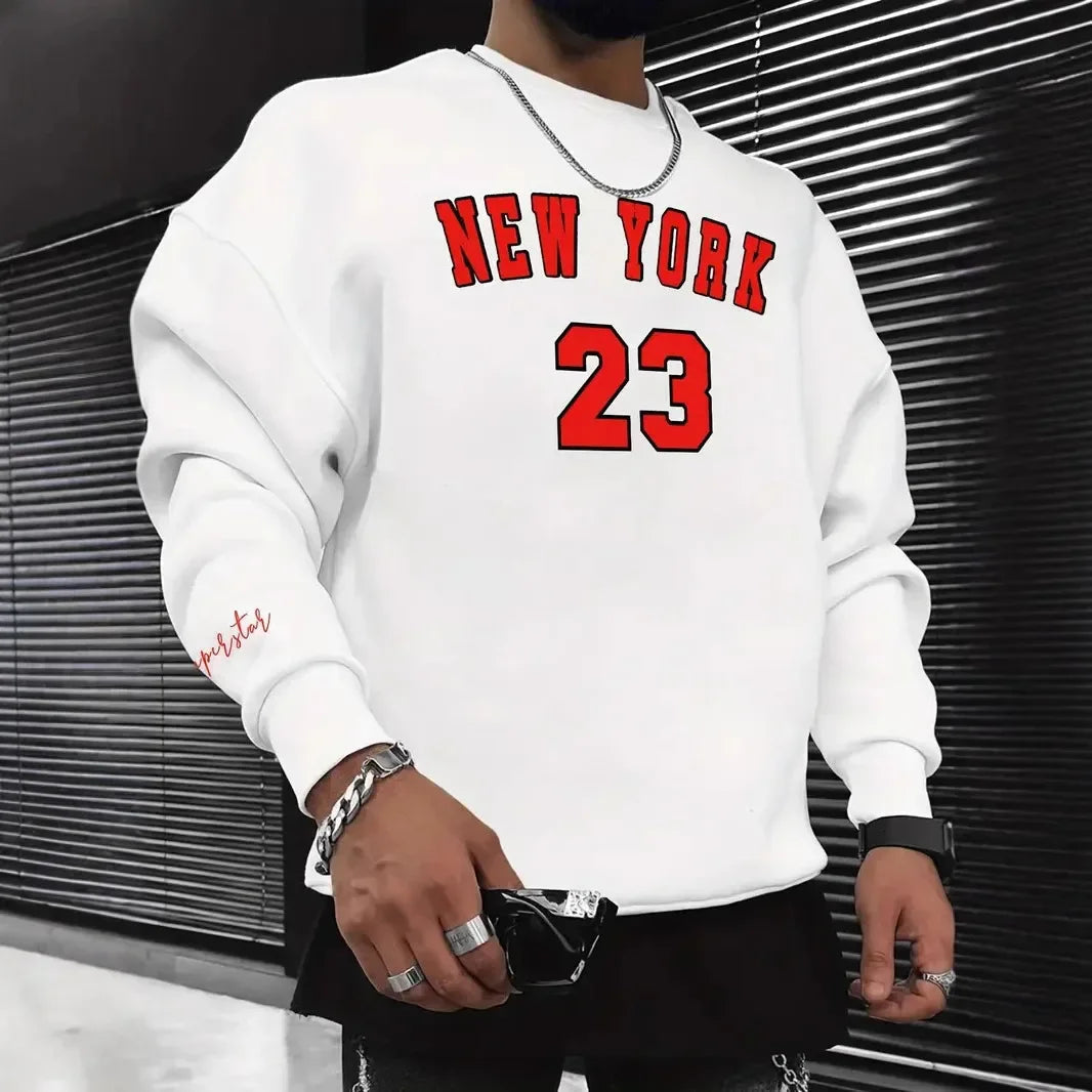 Men's Sweatshirt Cotton Casual Printed