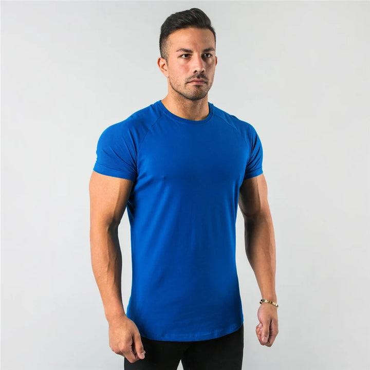 Men's T-Shirt Breathable Sporty Short Sleeve