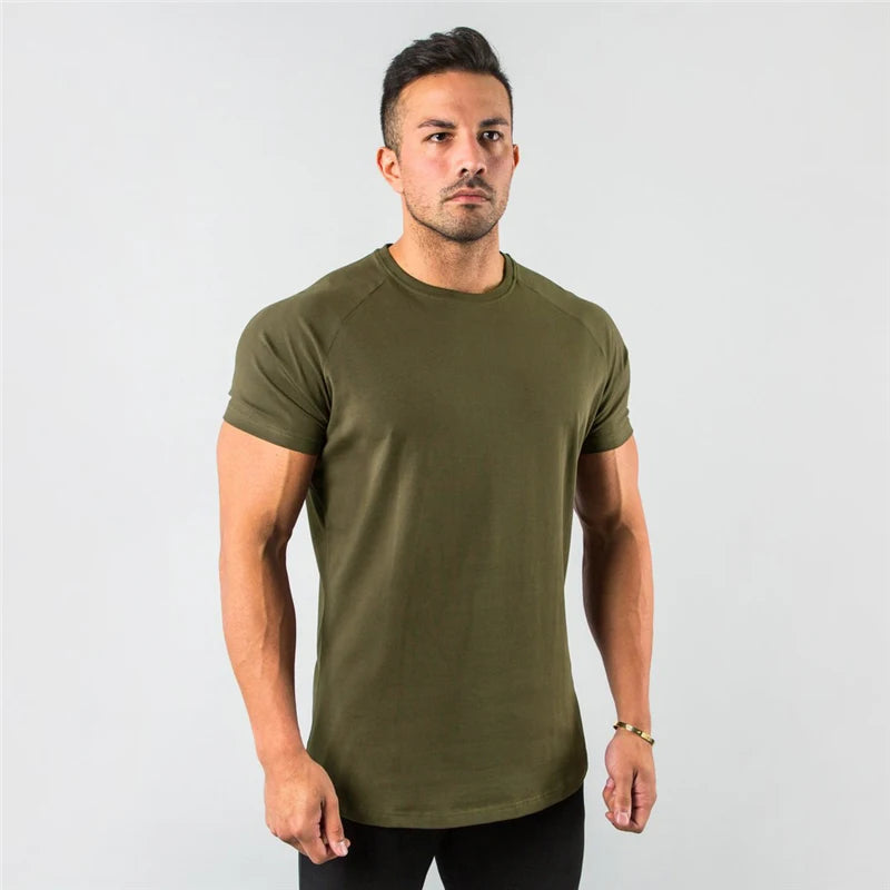 Men's T-Shirt Breathable Sporty Short Sleeve