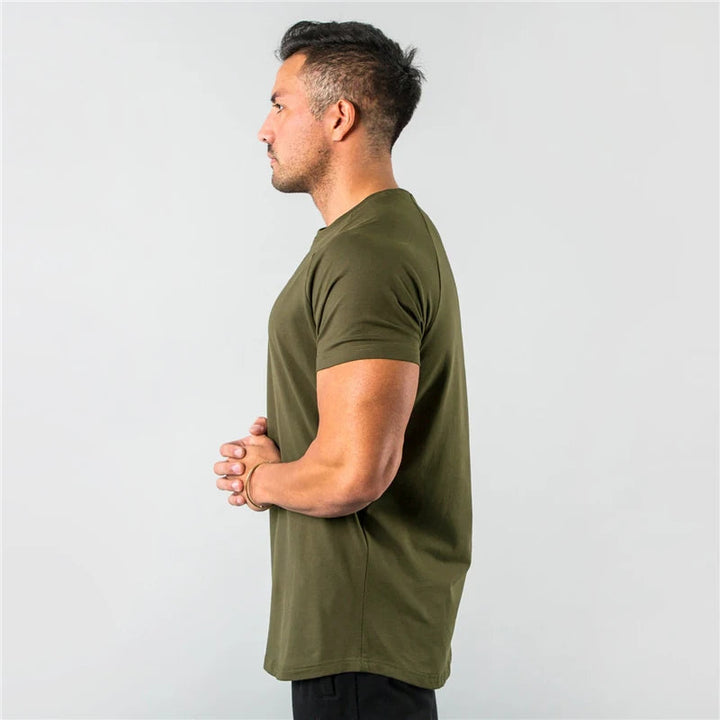 Men's T-Shirt Breathable Sporty Short Sleeve