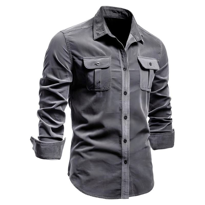 Men's shirts long sleeve breathable modern design