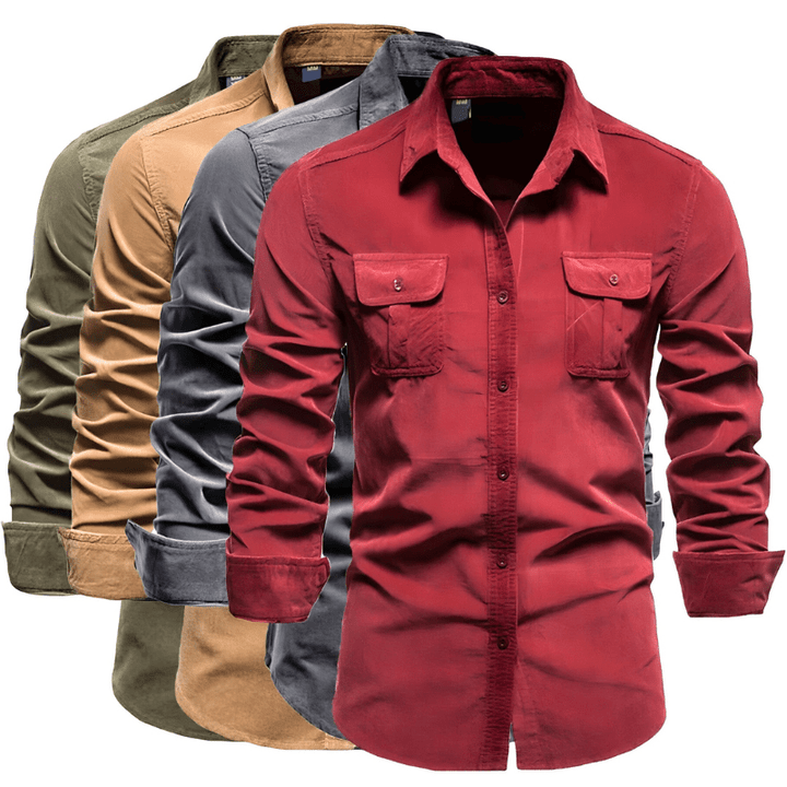 Men's shirts long sleeve breathable modern design