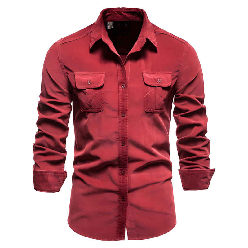 Men's shirts long sleeve breathable modern design