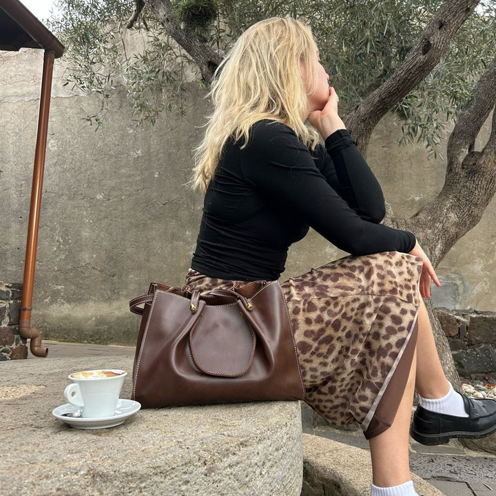 Shopper en simili cuir – Fait main & durable
