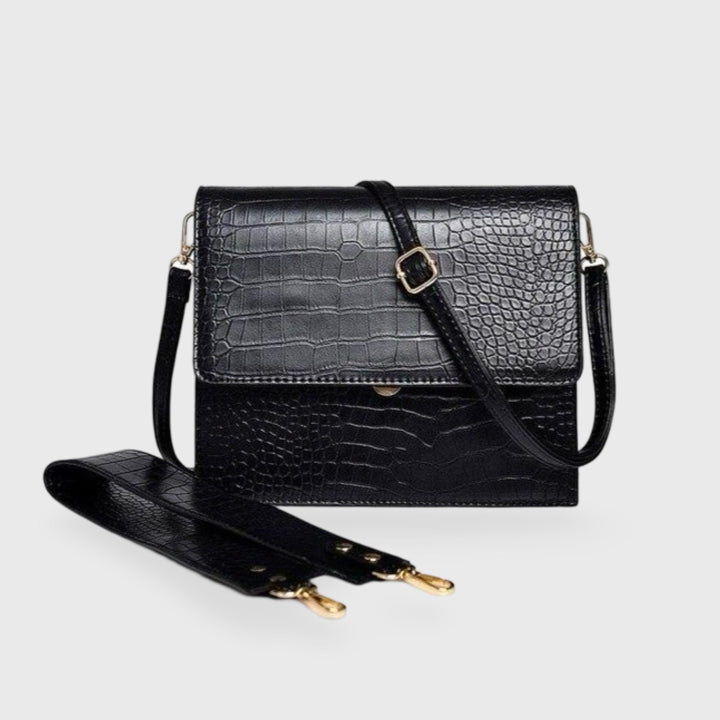 Crossbody Bag Women Croco Look – Vegan Leather & Elegant