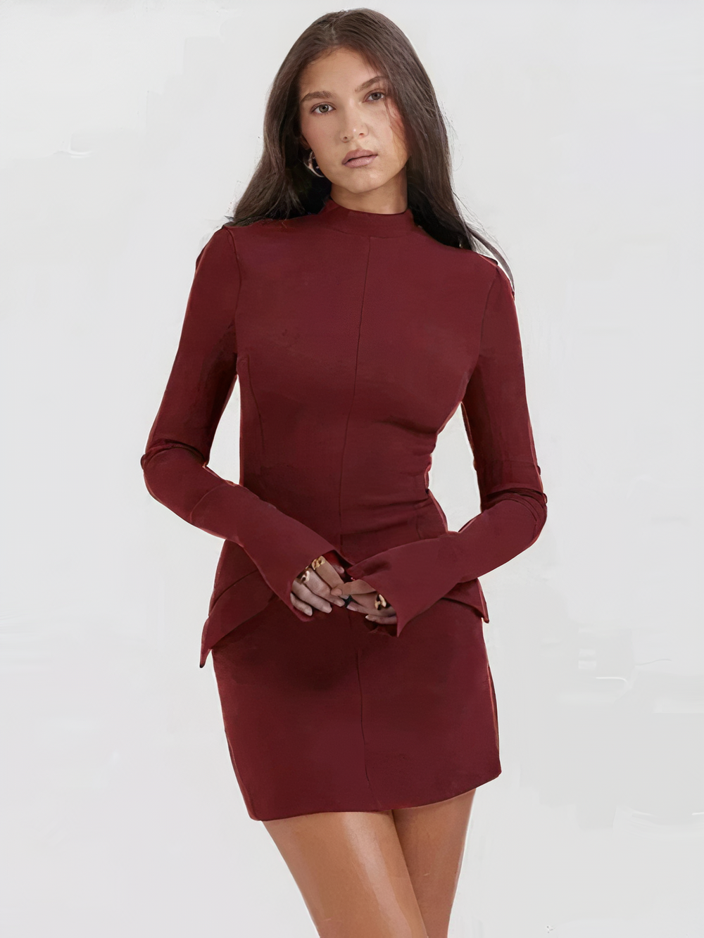 Elegant mini dress in regular fit with spaghetti straps – versatile summer style