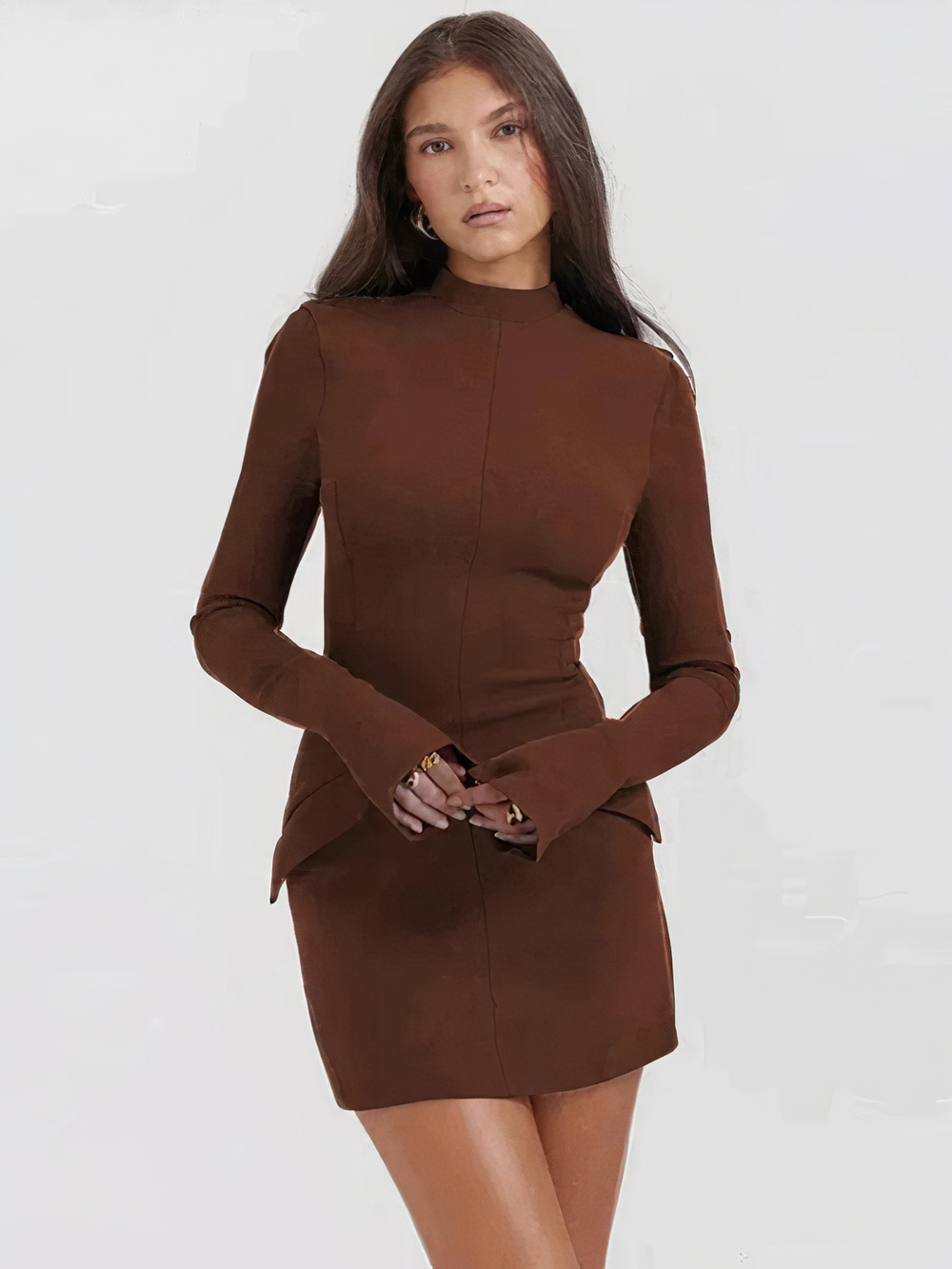 Elegant mini dress in regular fit with spaghetti straps – versatile summer style