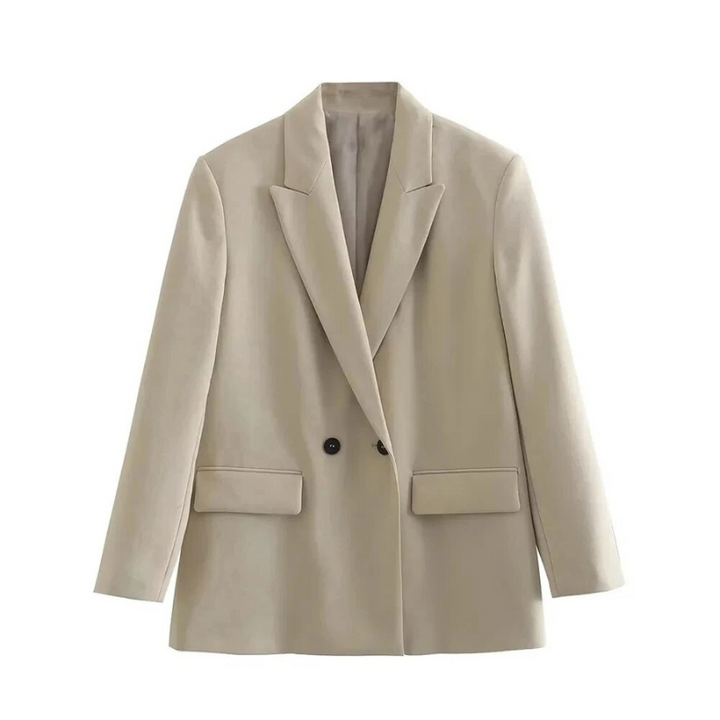 Oversized women's blazer – comfortable fit, spring