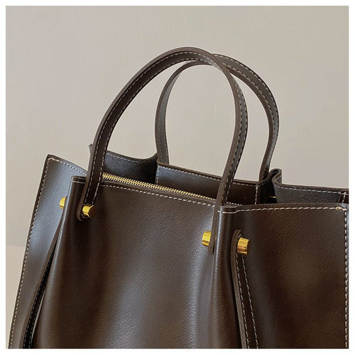 Shopper en simili cuir – Fait main & durable