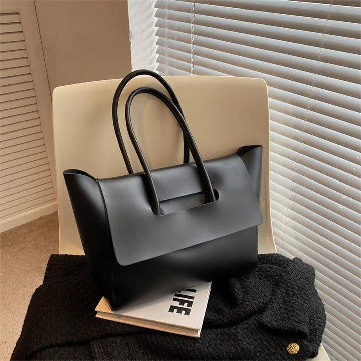 Luxurious Vegan Leather Tote Bag – Women's Shopper Handbag